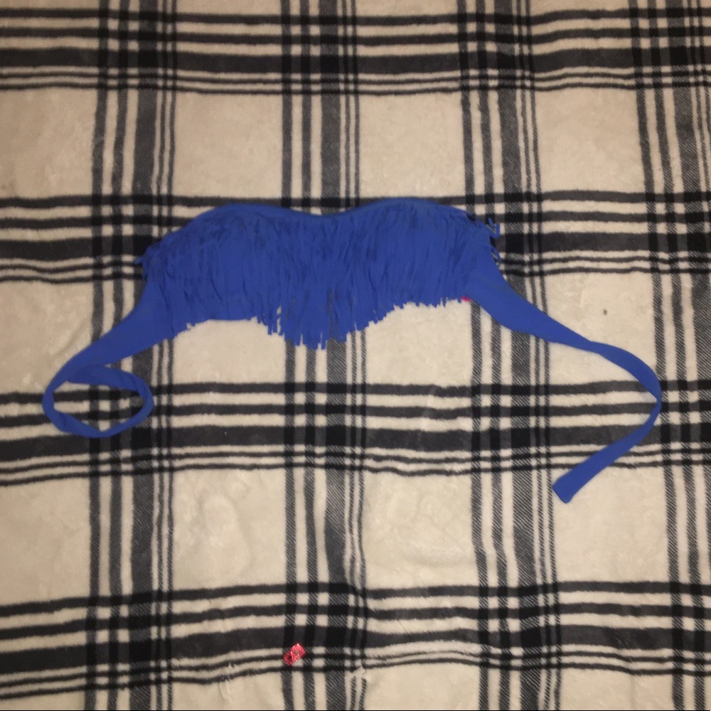 Strapless swim top